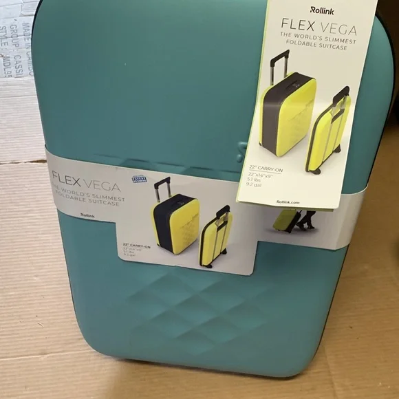 Rollink Flex Vega Blue Foldable Travel Bag - Picture 5 of 5